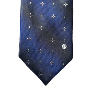 VERSACE Elegant Blue Sill Designer Tie